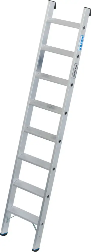 Scala da appoggio a gradini KRAUSE®, in alluminio, 8 gradini, portata 225 kg