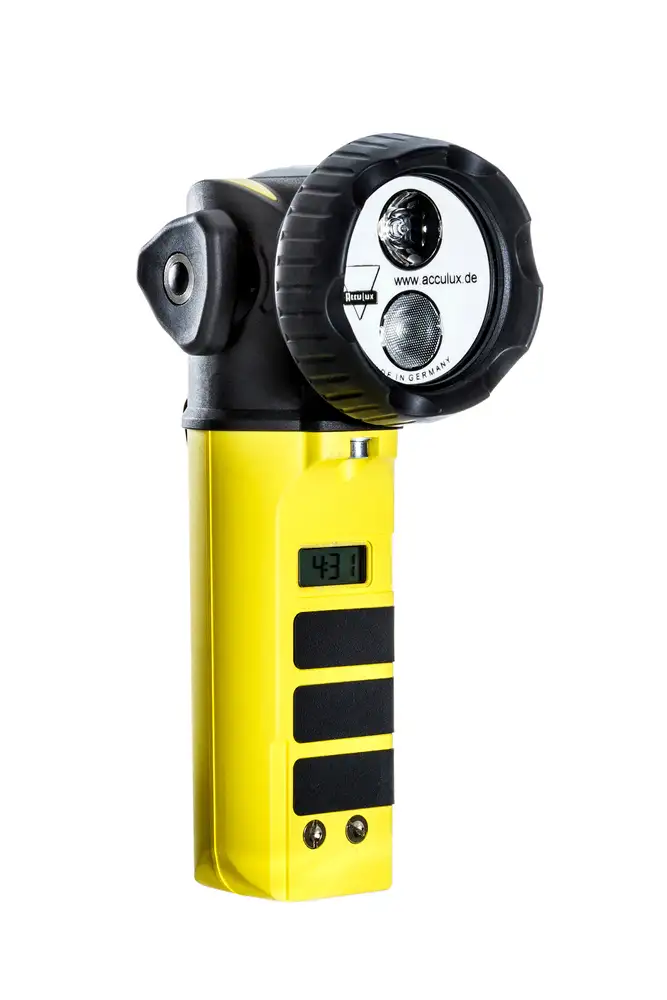 Torcia da testa a LED AccuLux HL 35, omologazione Ex zone 0, 1, 2