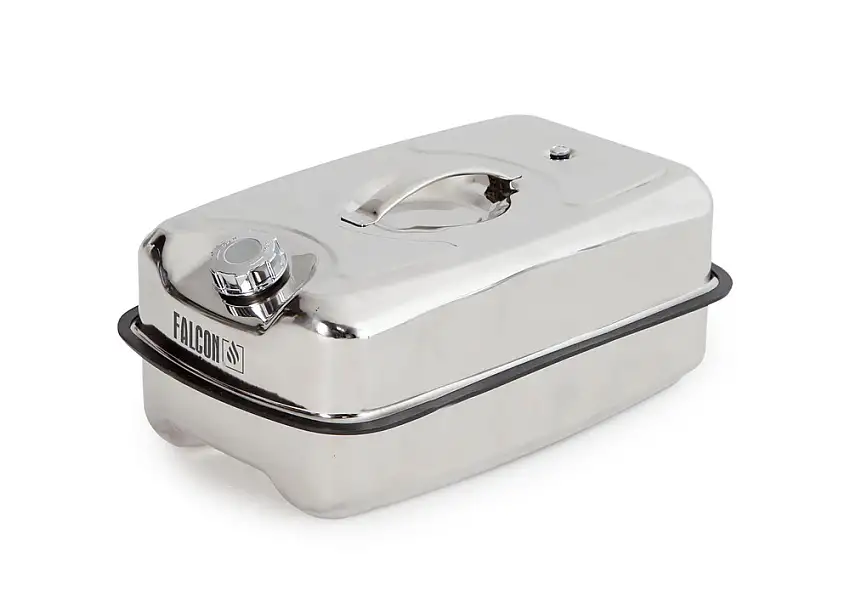 Contenitore di sicurezza FALCON in acciaio inox, con omologazione per il trasporto, 20 litri