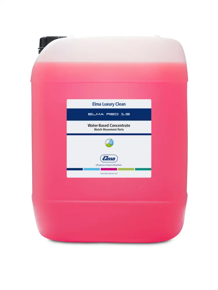Detergente Elma Red 1:9 per dispositivo ad ultrasuoni, alcalino, concentrato, 10 litri