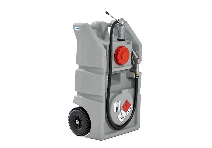 Carrello serbatoio diesel PolyMove 110, in polietilene, pompa manuale, volume 110 litri