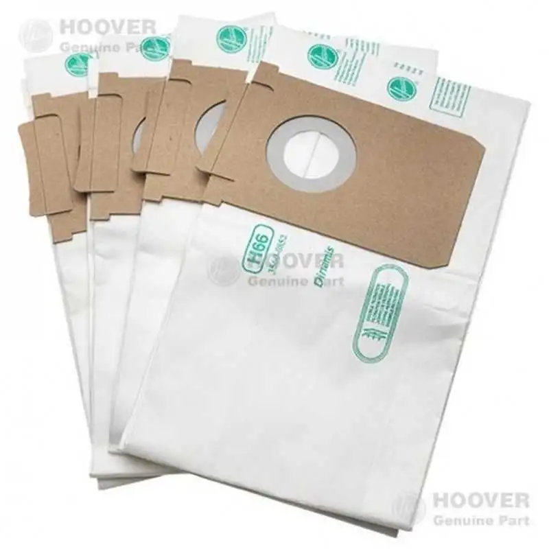4pz SACCHETTI IN MICROFIBRA ASPIRAPOLVERE BIDONE HOOVER DINAMIS - originali