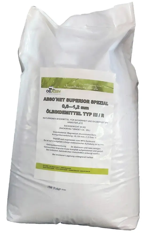Granulato OEL-KLEEN Absonet Superior Special assorbente universale, attapulgite, sacco da 20kg