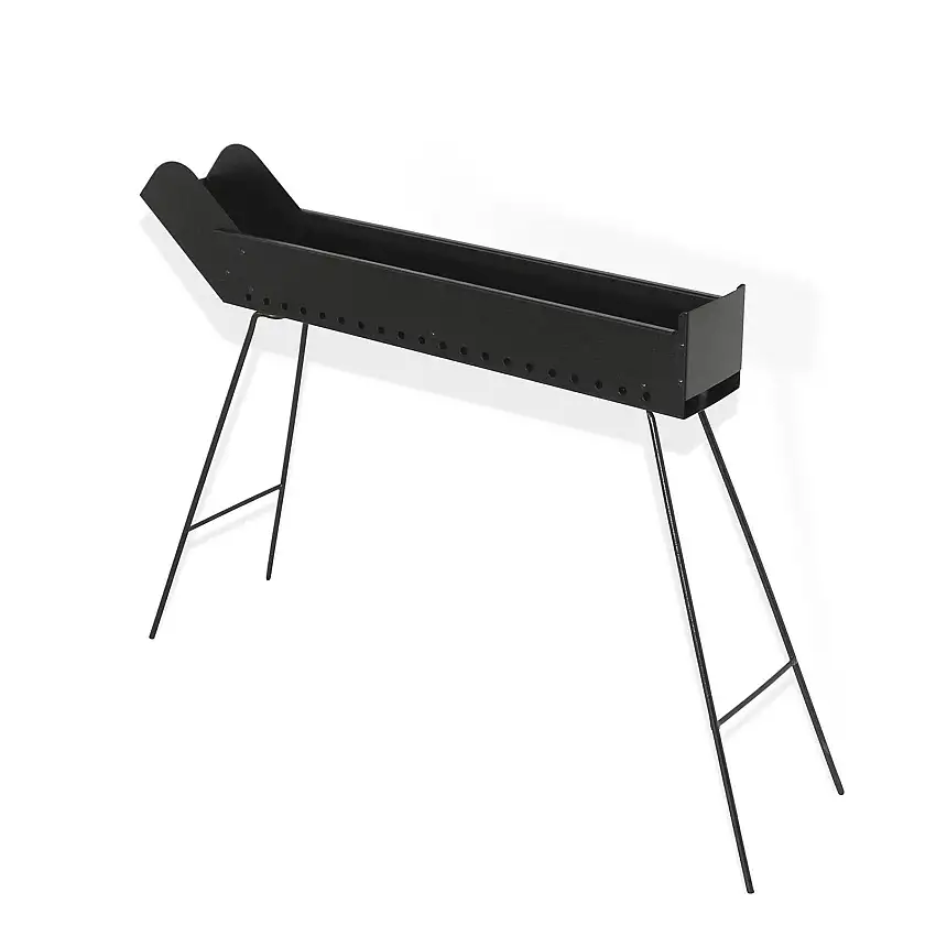 Barbecue cuoci arrosticini bbq fornacella per spiedini di carne e pesce