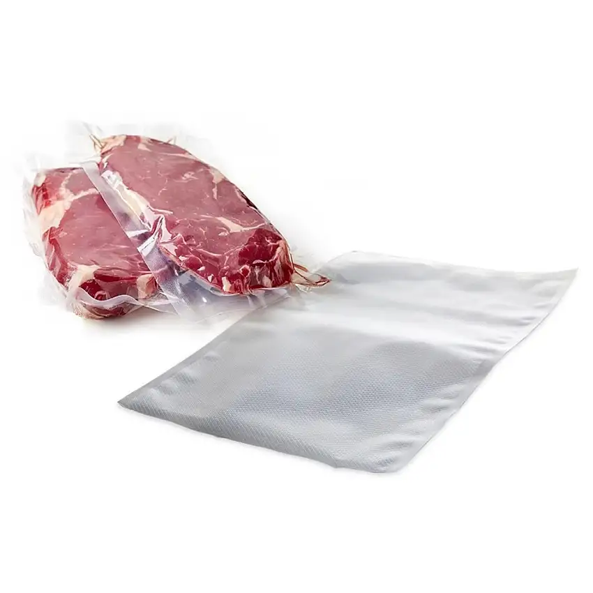Sacchetti alimentari buste goffrate trasparenti per macchinetta sottovuoto
