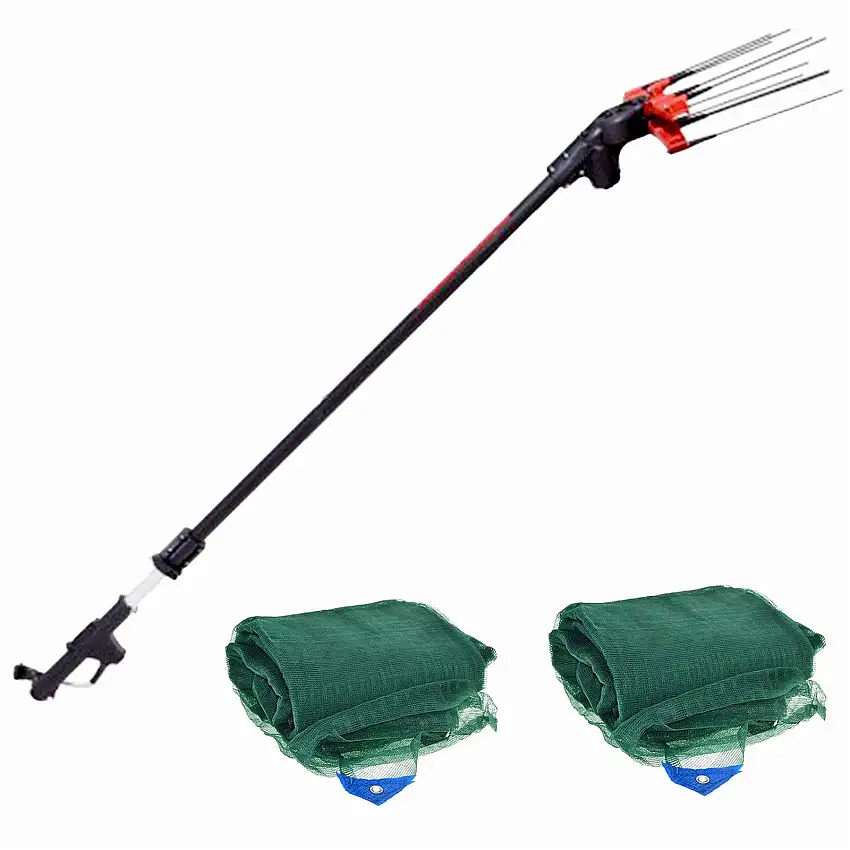 Abbacchiatore a batteria per raccolta olive "Twist 2.0 plus" con asta telescopica 185/275 cm