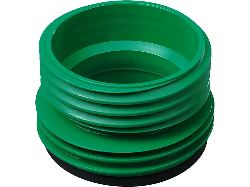 Adattatore filettato PP, esterno-esterno, S 70x6 (Mauser) su S 64x5, verde