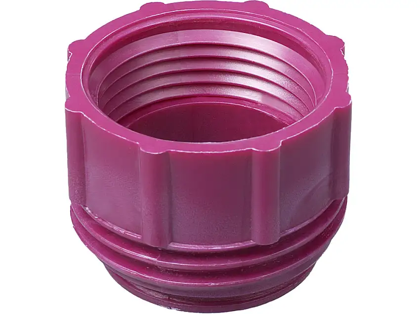 Adattatore filettato PP esterno-interno, S 70x6 (Mauser) su S 56x4 (Tri-Sure), violetto
