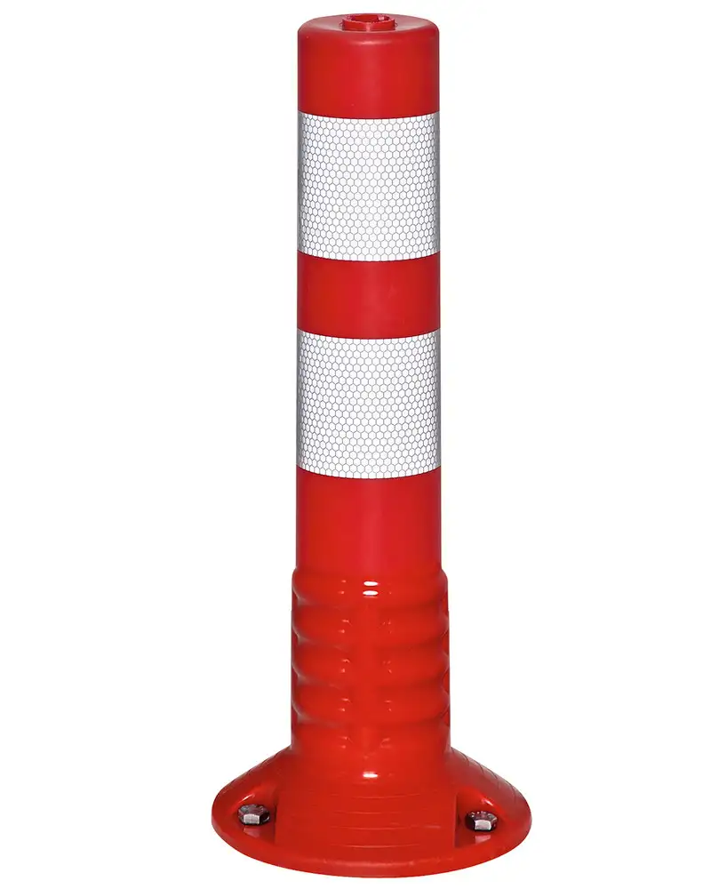 Paracarro Comeback, H 460, con 2 strisce bianche, galleggiante, plastica