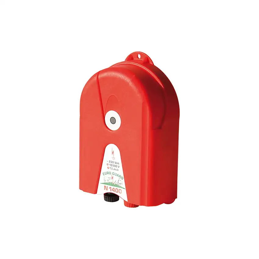 Elettrificatore "Euroguard N1400" a corrente con tensione fino a 30 km e alloggiamento di plastica antisfondamento