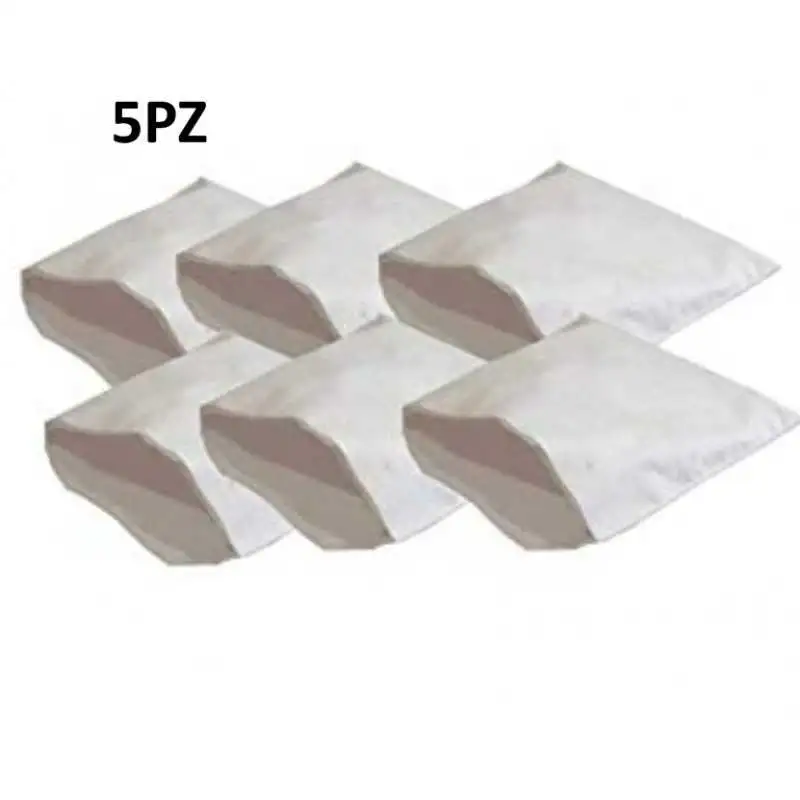 5PZ SACCHETTI BIDONE ASPIRATUBBO DE LONGHI ALFATEC VETRELLA MICROFIBRA