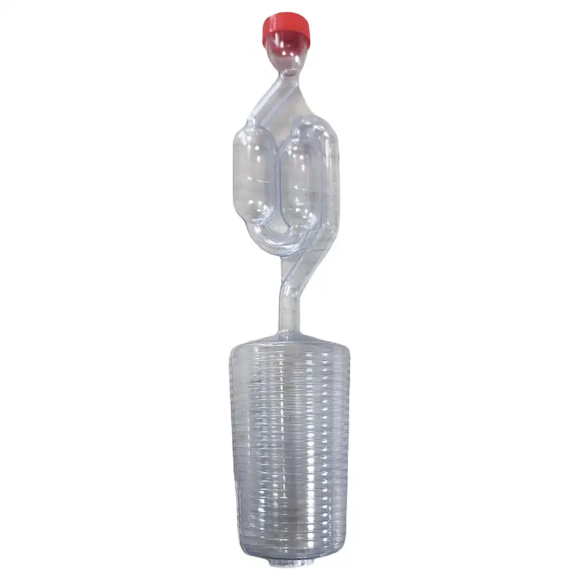 Mini fermentatore a tappo conico gorgogliatore di ricambio per damigiana vino da 35 a 54 lt