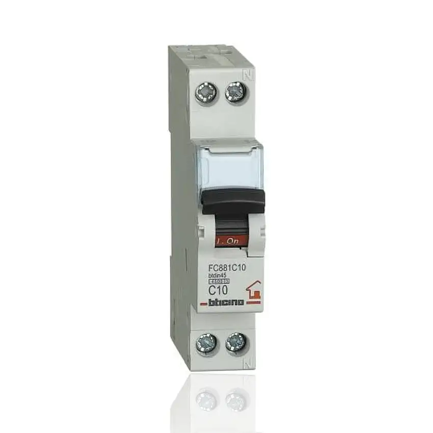 BTICINO FC881C6 - Magnetotermico BTDIN-RS 1P+N - 4500 - C6