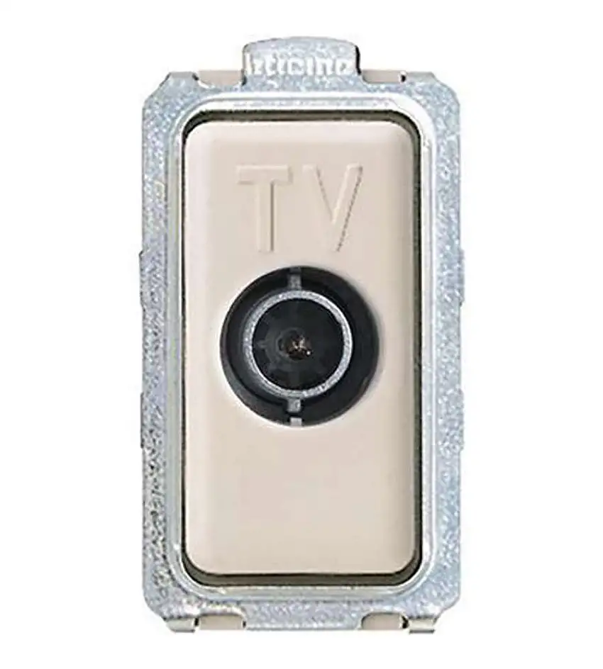 Presa tv passante maschio "LINEA MAGIC" 14D 1M Bticino