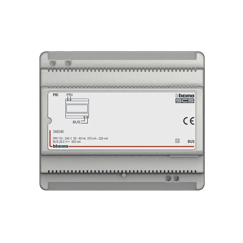 BTICINO 346040 - Alimentatore per impianti audio 2 fili