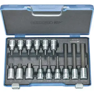 Assortimenti chiavi a bussola 1/2 per viti con esagono interno - 972gc