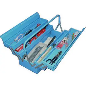 Cassette lamiera con 53 utensili per uso professionale,universale e servizio assistenza - 987b