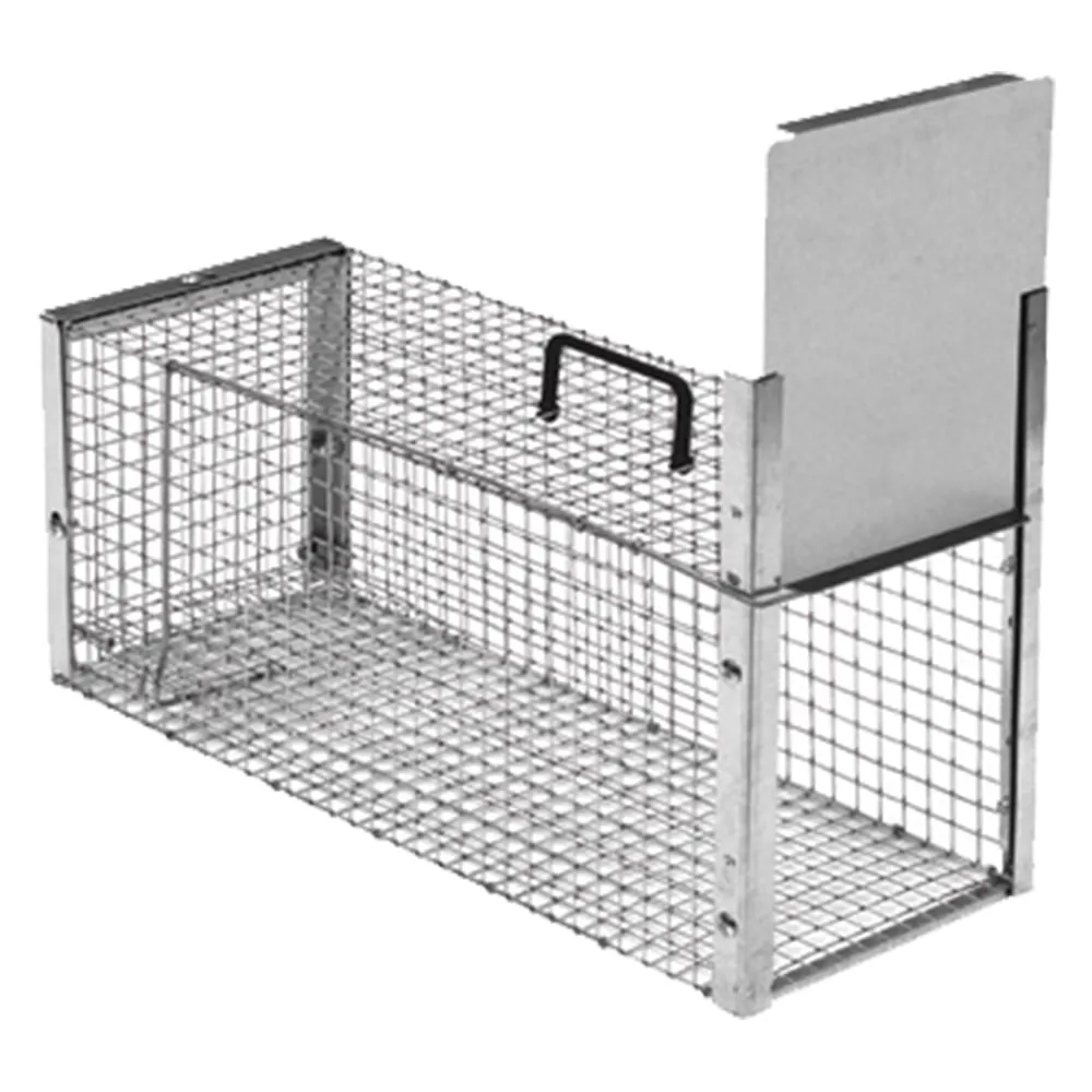 TRAPPOLA PER PREDATORI ENTRATA SINGOLA cm 62,5 x 24 x h 26 magl. 1,9 x 1,9 - 1 PZ