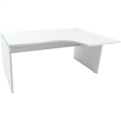 Scrivania compatta con pannello di base - Grigia - Manutan Expert