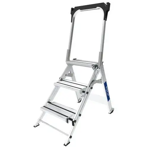 Scaletta pieghevole STEP UP in alluminio - Da 2 a 4 gradini - Tubesca-Comabi