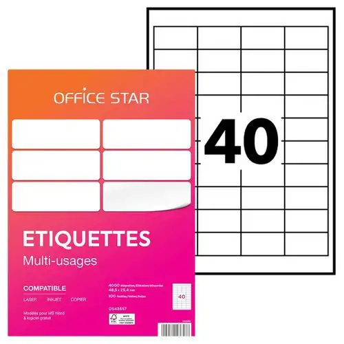 Etichetta multiuso - Stampa laser/a getto d'inchiostro