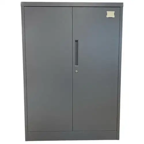 Armadietto medio-alto ricondizionato - Ante battenti - Grigio antracite