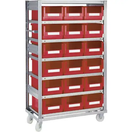 Scaffalatura con vaschette SK - rack mobile - Bito