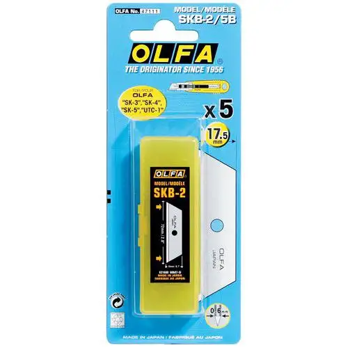 Astuccio da 5 lame SKB-2/5B - Modello SK-4 - 17,5 mm - Olfa