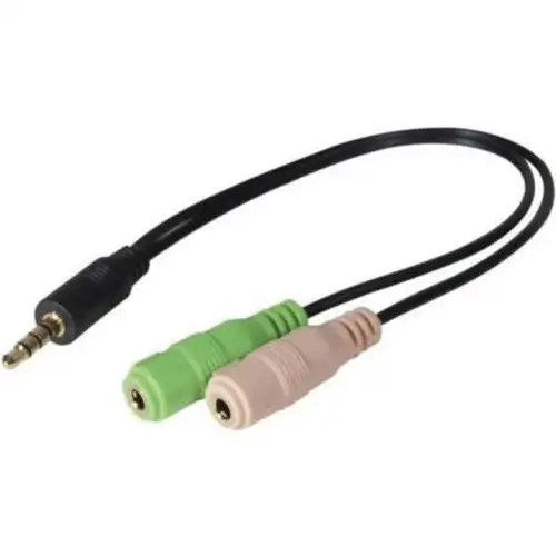 Adattatore cavo jack audio a doppio ingresso