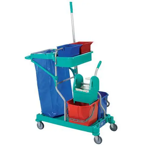Carrello per le pulizie in plastica