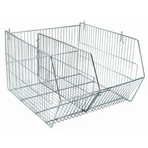 Contenitore in filo d'acciaio - Lunghezza 480 mm