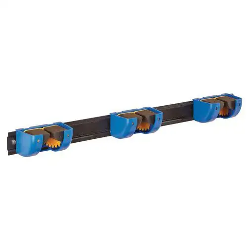 Supporto 3 bloccamanico su barra - Ø manico da 5 a 38 mm