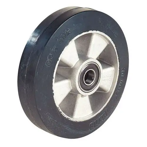 Ruota con copertone in gomma - Portata 450 kg