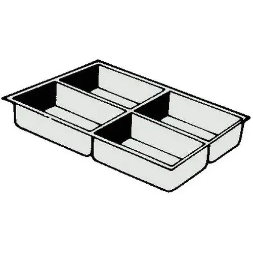 Vaschette porta oggetti per cassetti - 3 cm - Clen