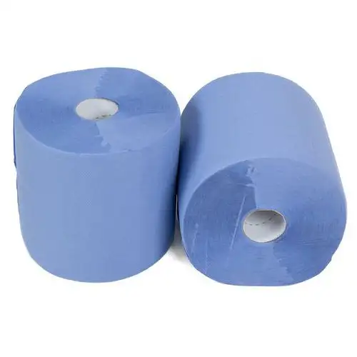 Rotolo industriale blu - 800 fogli - Lotto da 2 - Manutan Expert