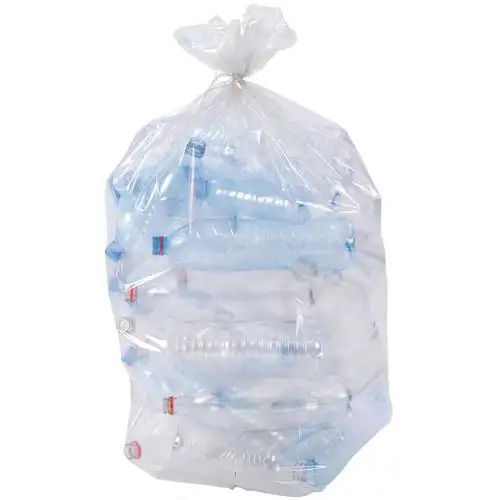 Sacco per rifiuti trasparente con laccetto di chiusura - Jetsac
