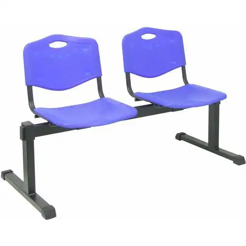 Sedia reception Robledo 2 posti in PVC - Piqueras y crespo