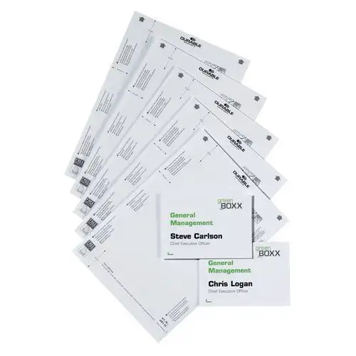 Cartoncino bristol per inserti per targa per porta Infosign - A6 - Durable