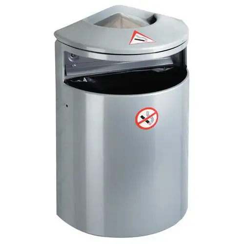 Posacenere da parete con pattumiera - 13 l