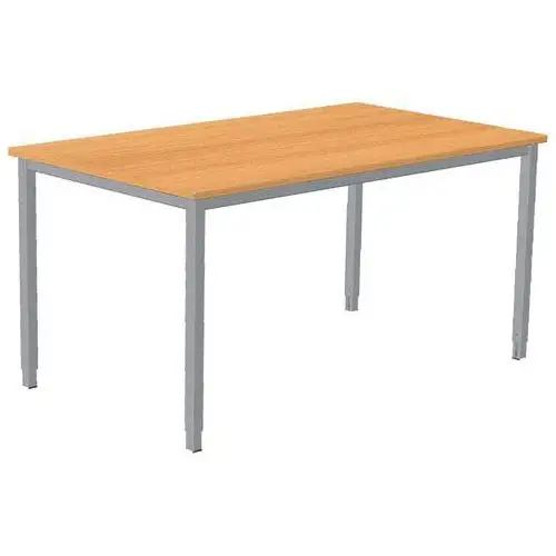 Scrivania dritta Combi-Classic - Faggio - Base fissa