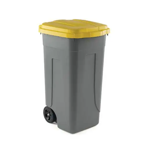 Pattumiera con coperchio colorato - 100 L