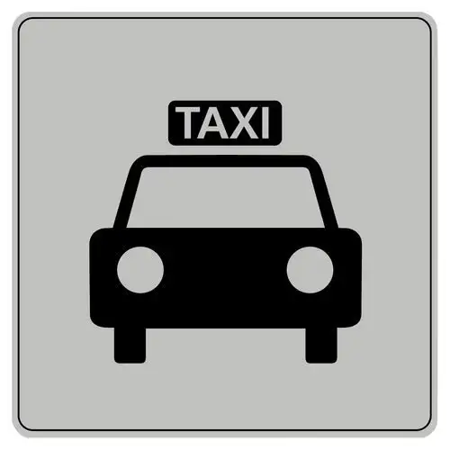Pittogramma in polistirene ISO 7001 - Taxi