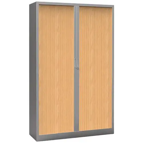 Armadio con ante a serranda Premium bicolore - Altezza 198 cm