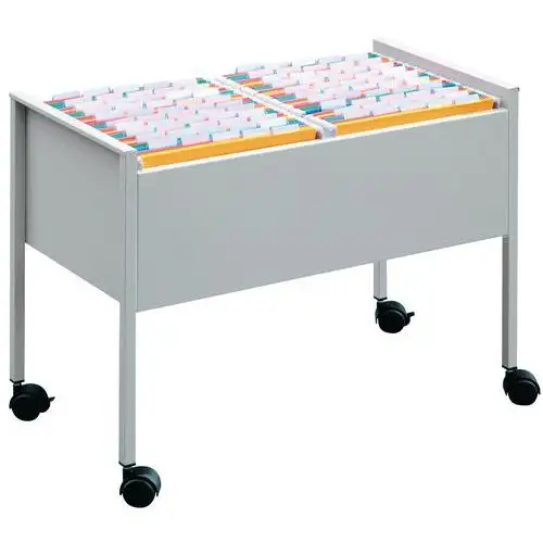 Carrello doppio per cartelle sospese