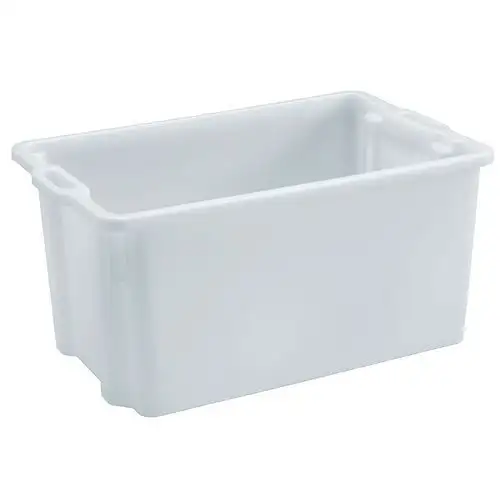 Contenitore rettangolare sovrapponibile impilabile - Da 50L a 90L - Mobil Plastic