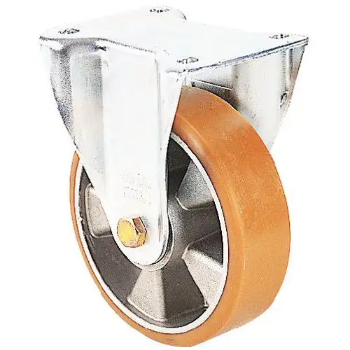 Rotella fissa con piastrina - Portata da 180 a 900 kg
