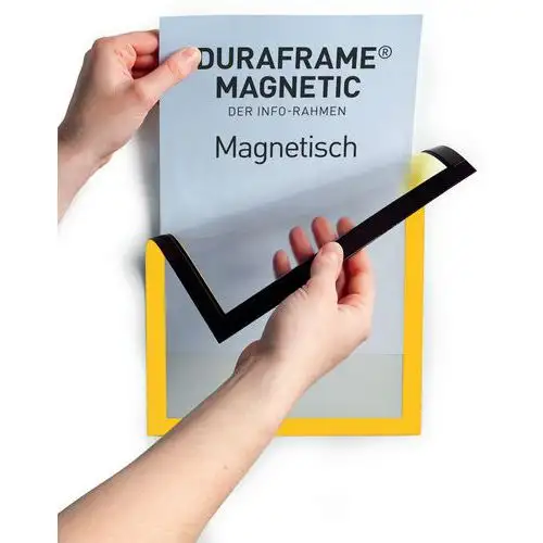 Cornice espositiva Duraframe® Magnetic A4 - Lotto da 5 - Durable