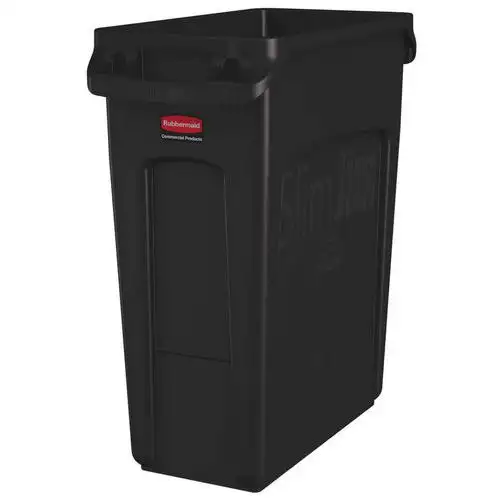 Pattumiera Slim Jim con aerazione -Marrone-60L-Rubbermaid
