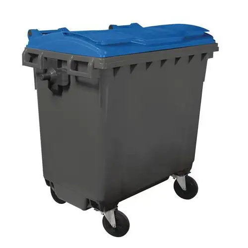 Cassonetto per rifiuti con 4 rotelle - 770 L - Mobil Plastic