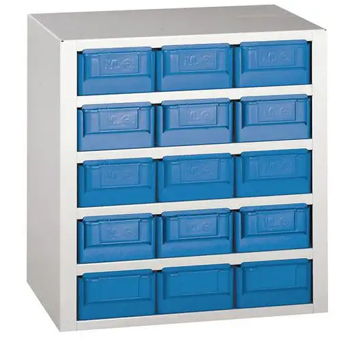 Cassettiera con contenitori a becco
